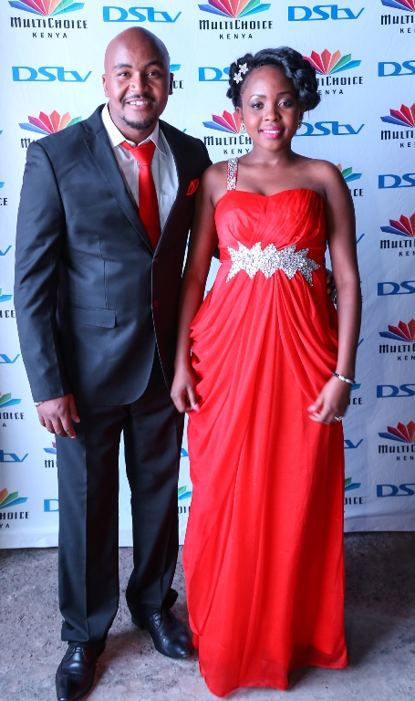 The winning couple Daniel Makau and Beatrice Muthoni.