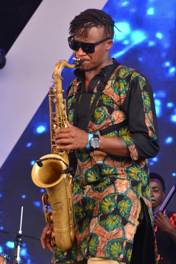 Saxophonist Mokua Rabai.