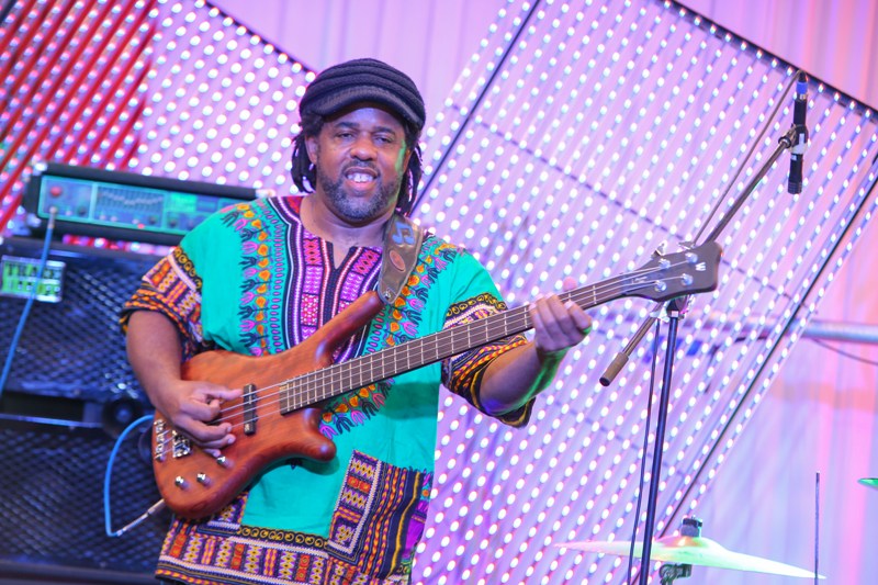 Victor Wooten, on the Bass guitar.