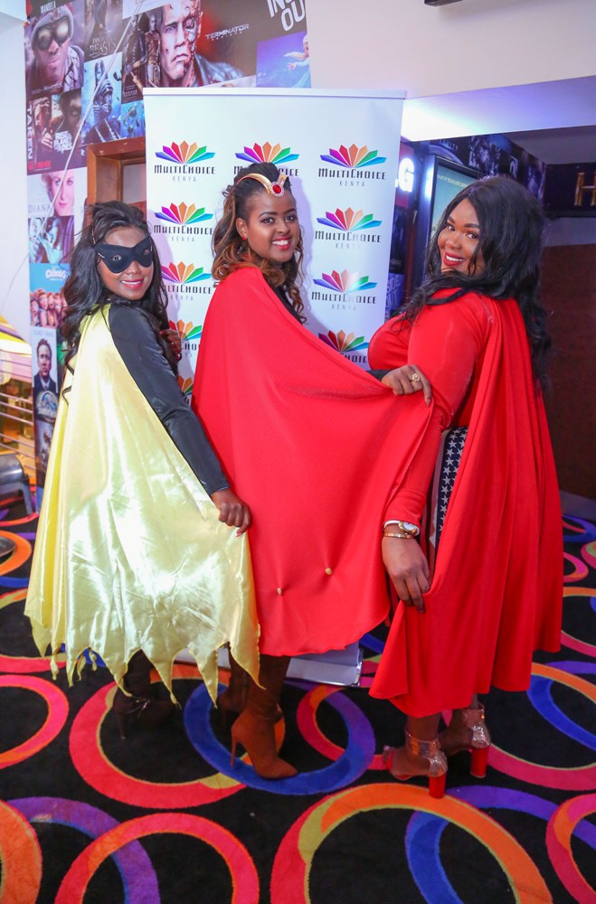 Catherine Kamau, Amina Rabar and Naomi Ng'ang'a