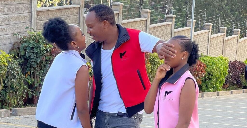 ABEL MUTUA ECSTATIC AS DAUGHTER JOINS FORM 1 - Buzz Central